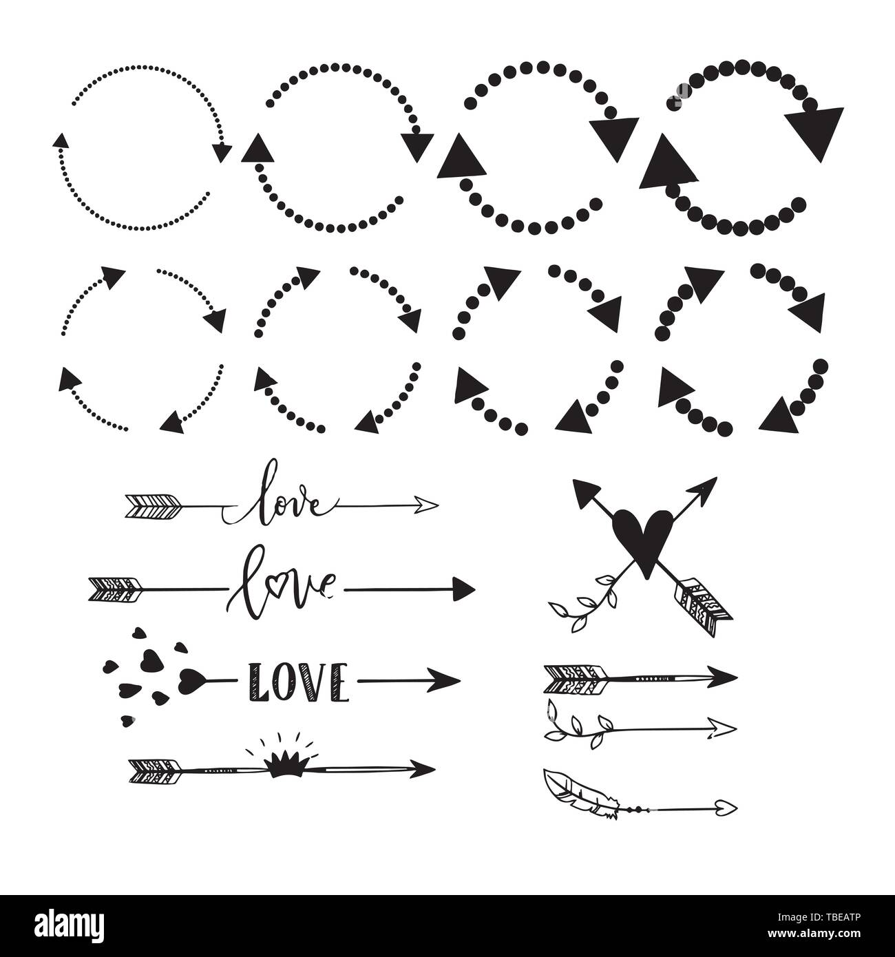 Arrows vector collection on a white background Stock Vector Image & Art ...