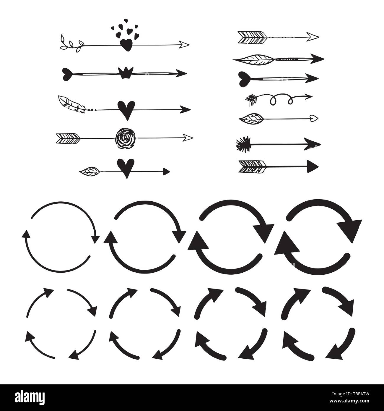 Arrows vector collection on a white background Stock Vector Image & Art ...