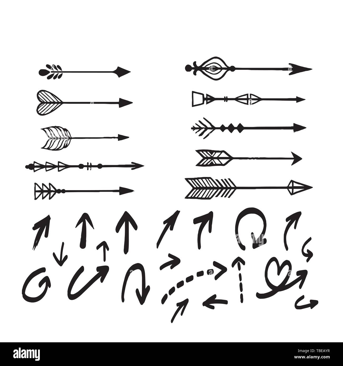 Arrows vector collection on a white background Stock Vector Image & Art ...