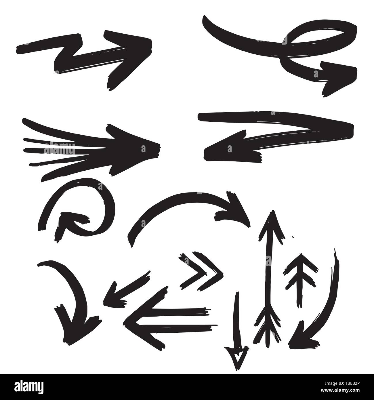 Arrows vector collection on a white background Stock Vector Image & Art ...