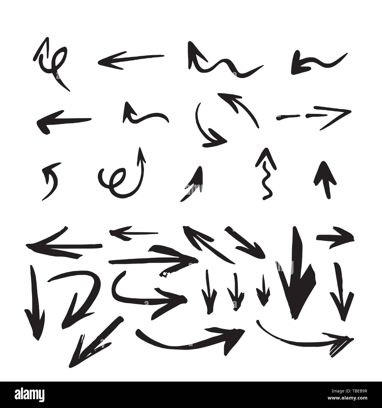 Arrows vector collection on a white background Stock Vector Image & Art ...
