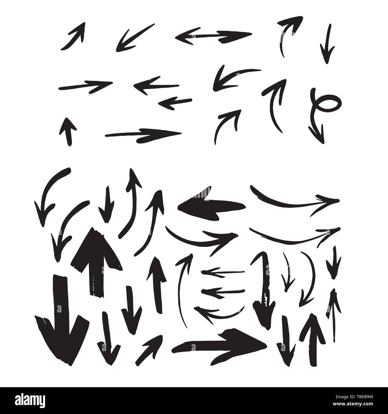 Arrows vector collection on a white background Stock Vector Image & Art ...