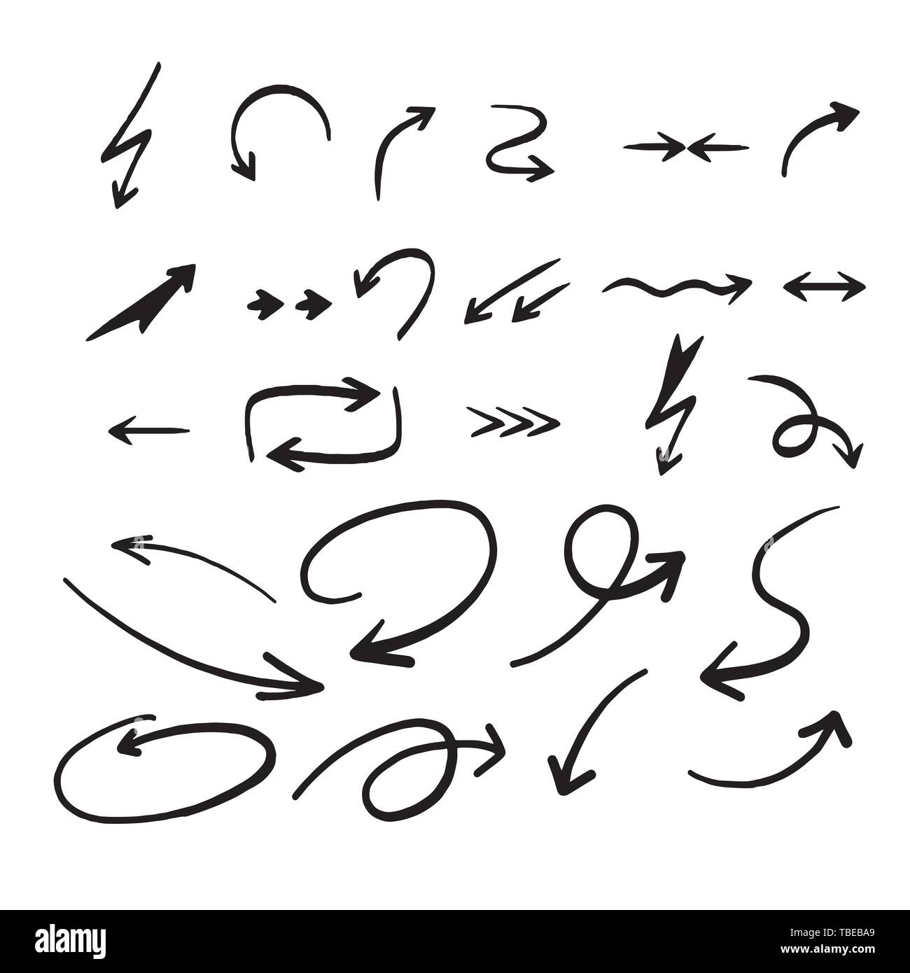 Arrows vector collection on a white background Stock Vector Image & Art ...