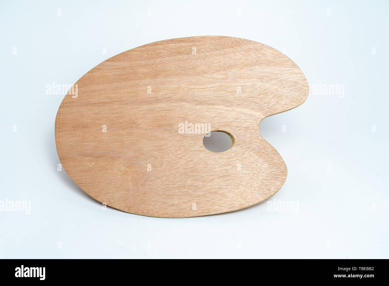wooden painter's palette