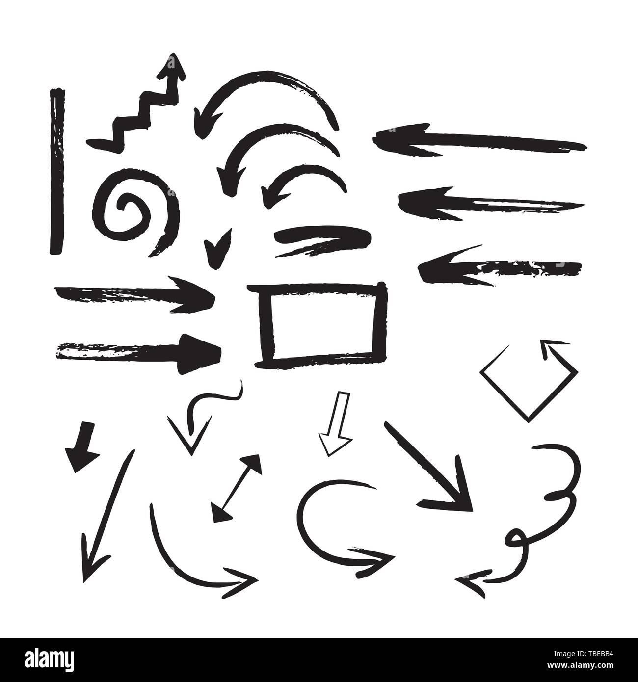 Arrows vector collection on a white background Stock Vector Image & Art ...