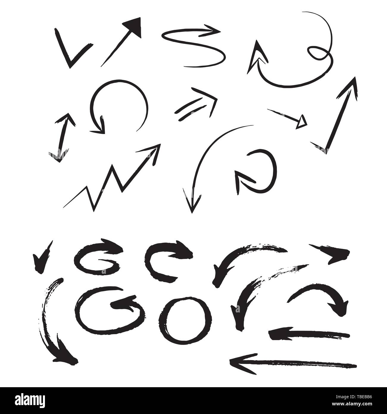Arrows vector collection on a white background Stock Vector Image & Art ...
