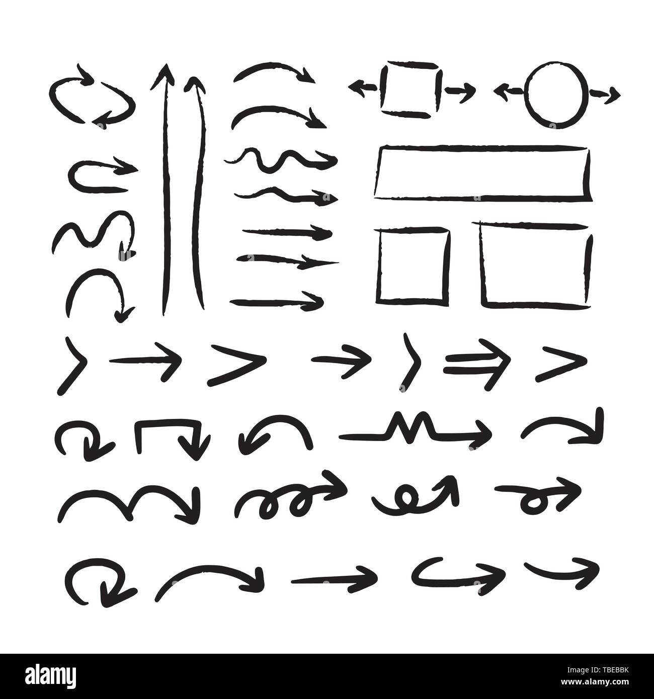 Arrows vector collection on a white background Stock Vector Image & Art ...
