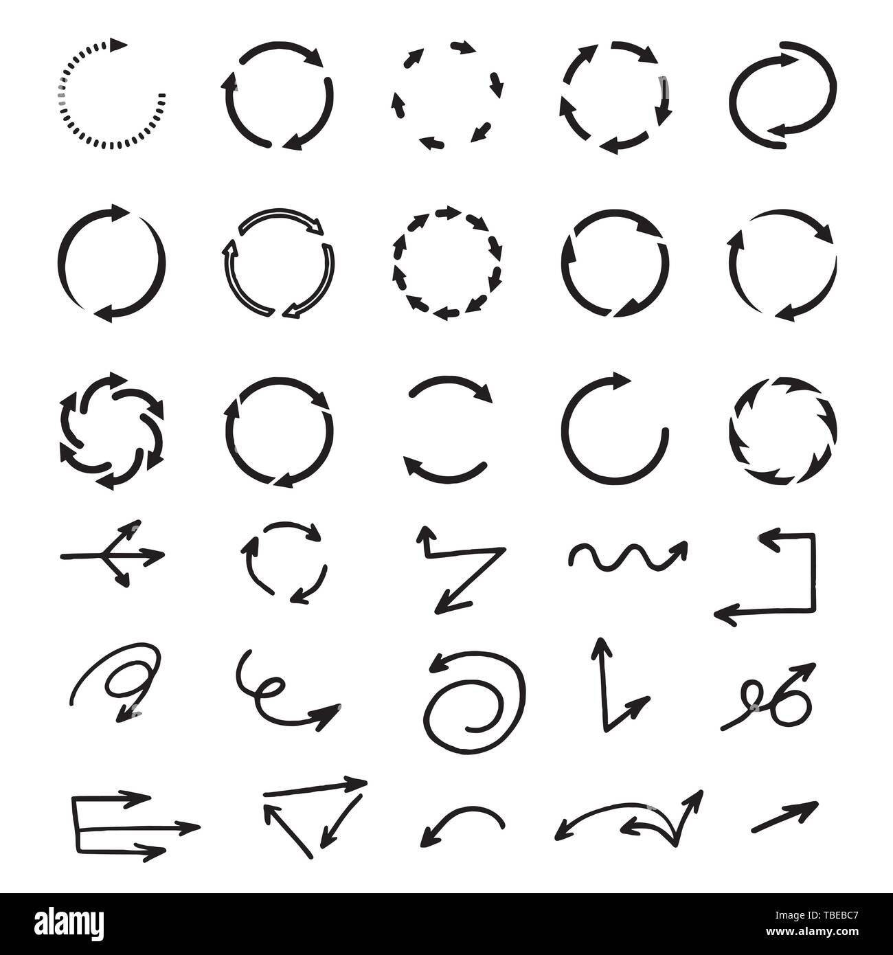 Arrows vector collection on a white background Stock Vector Image & Art ...