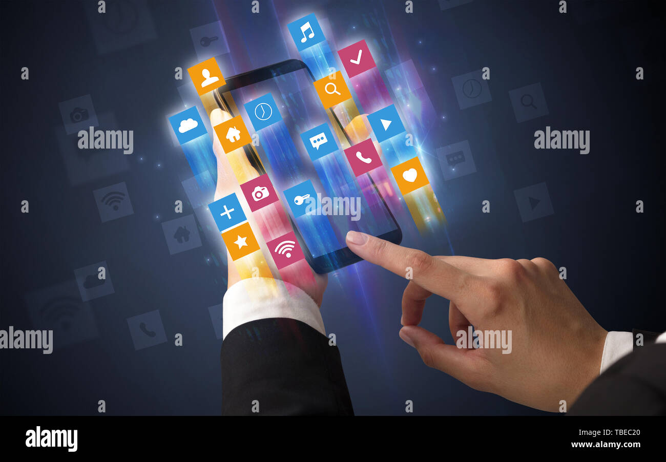 Switching applications hi-res stock photography and images - Alamy