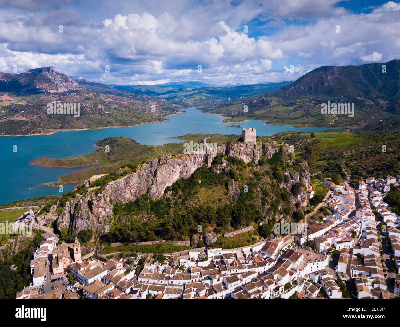 Zahara de la sierra lake hi-res stock photography and images - Alamy