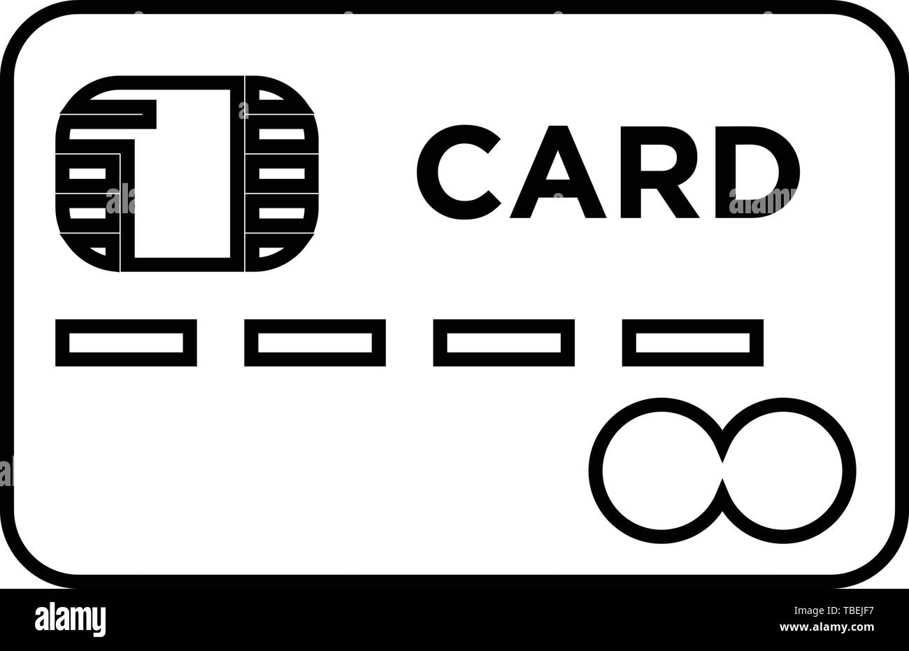 Vector credit card icon Stock Vector Image & Art - Alamy