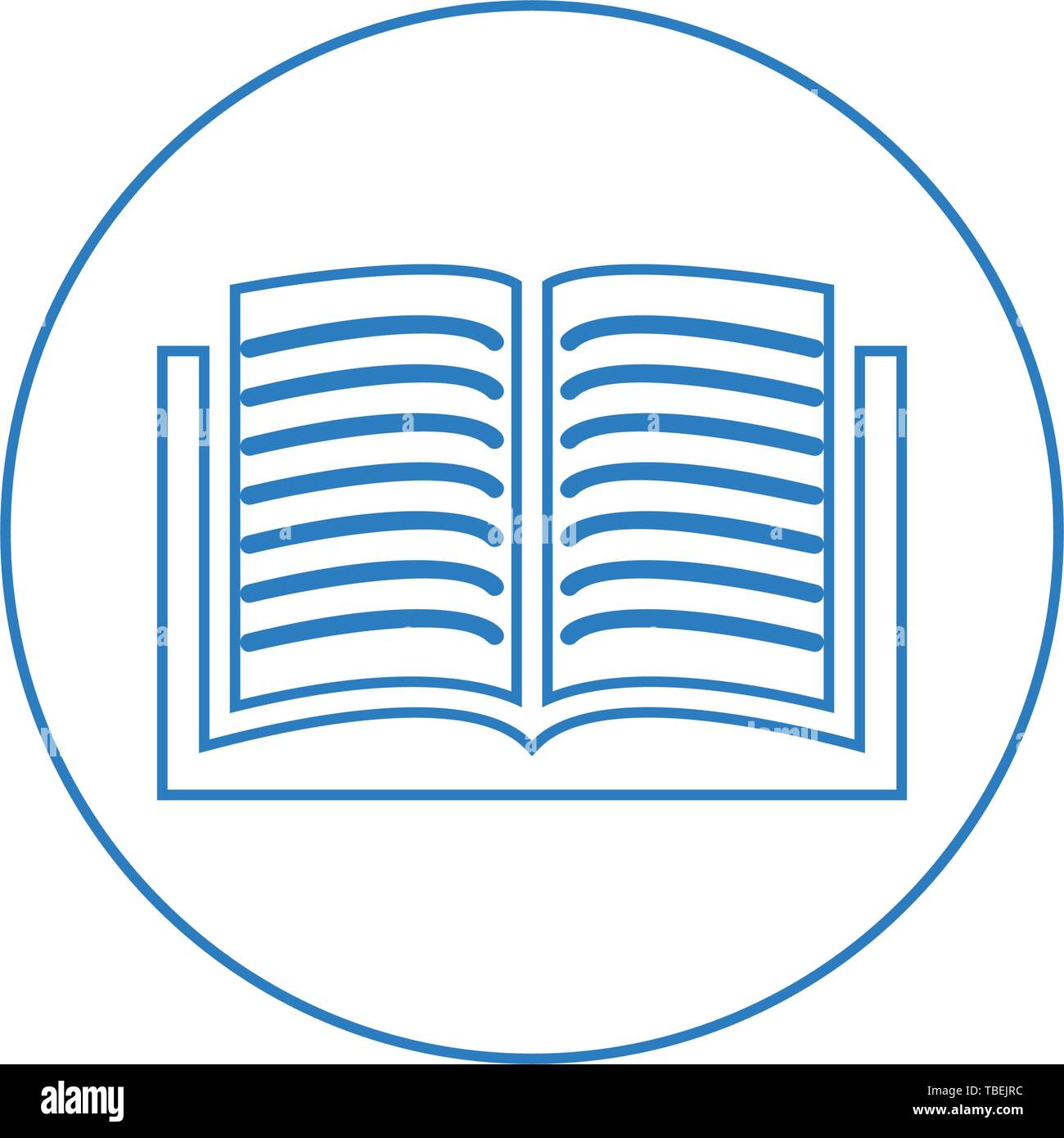 Book icon line style Stock Vector Images - Alamy