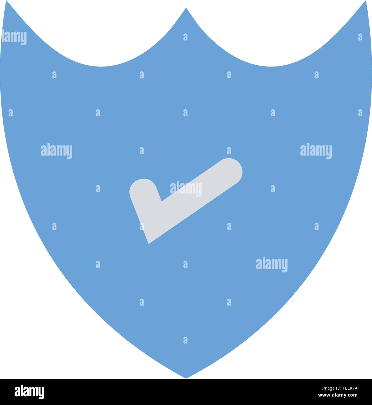 Check mark glyph vector Stock Vector Images - Alamy