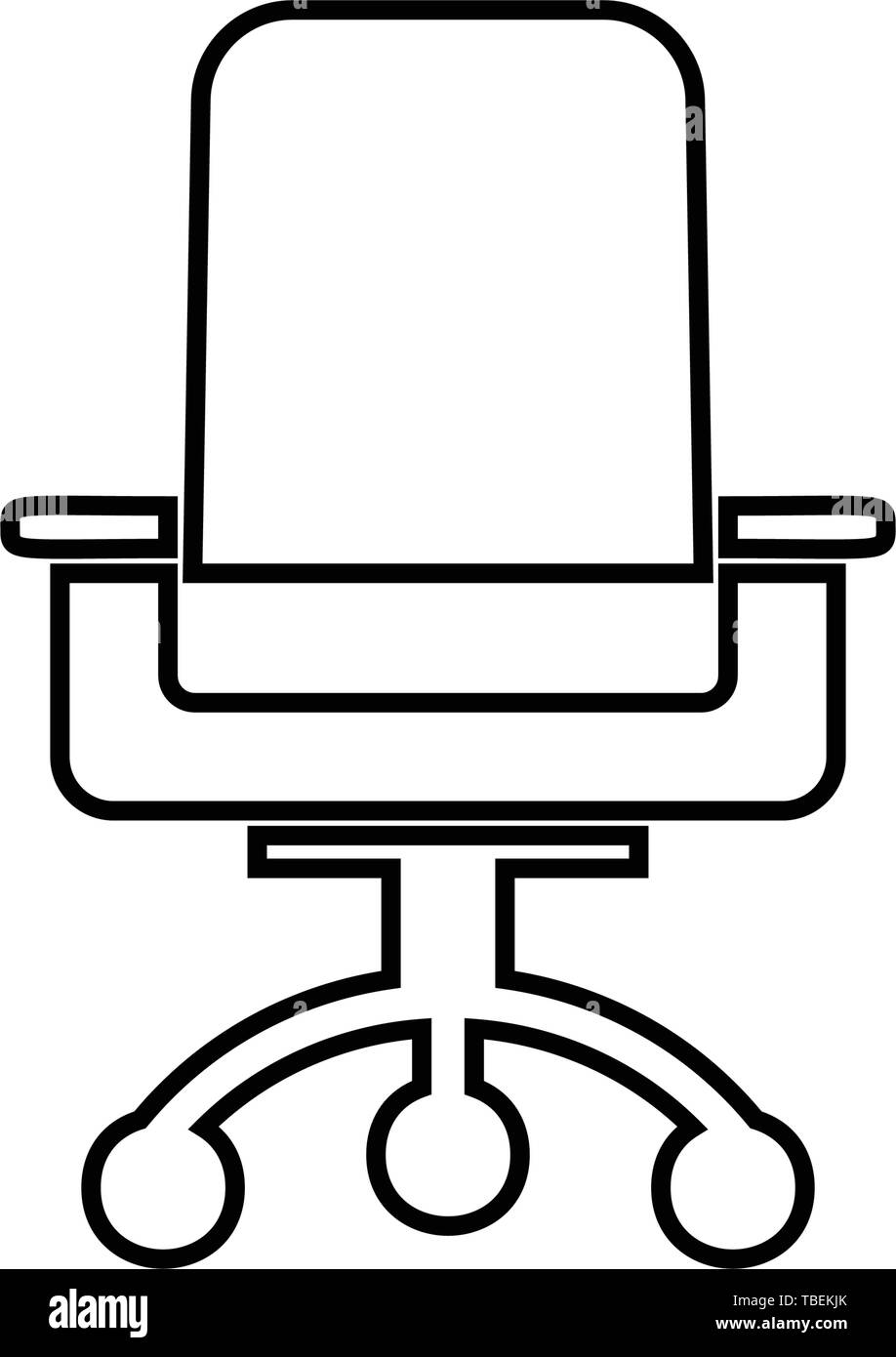 Modern office chair Black and White Stock Photos & Images - Alamy
