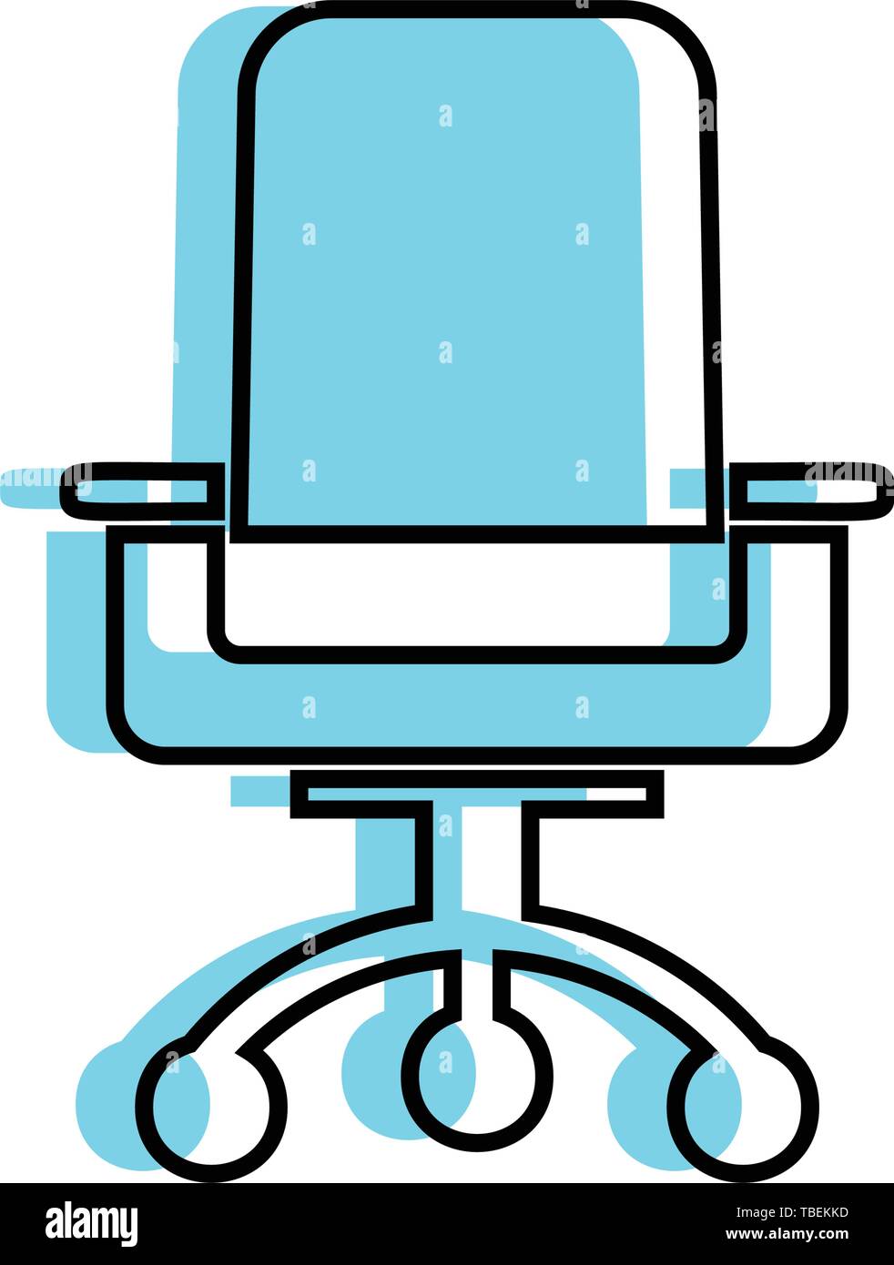Office chair icon Stock Vector Images - Alamy