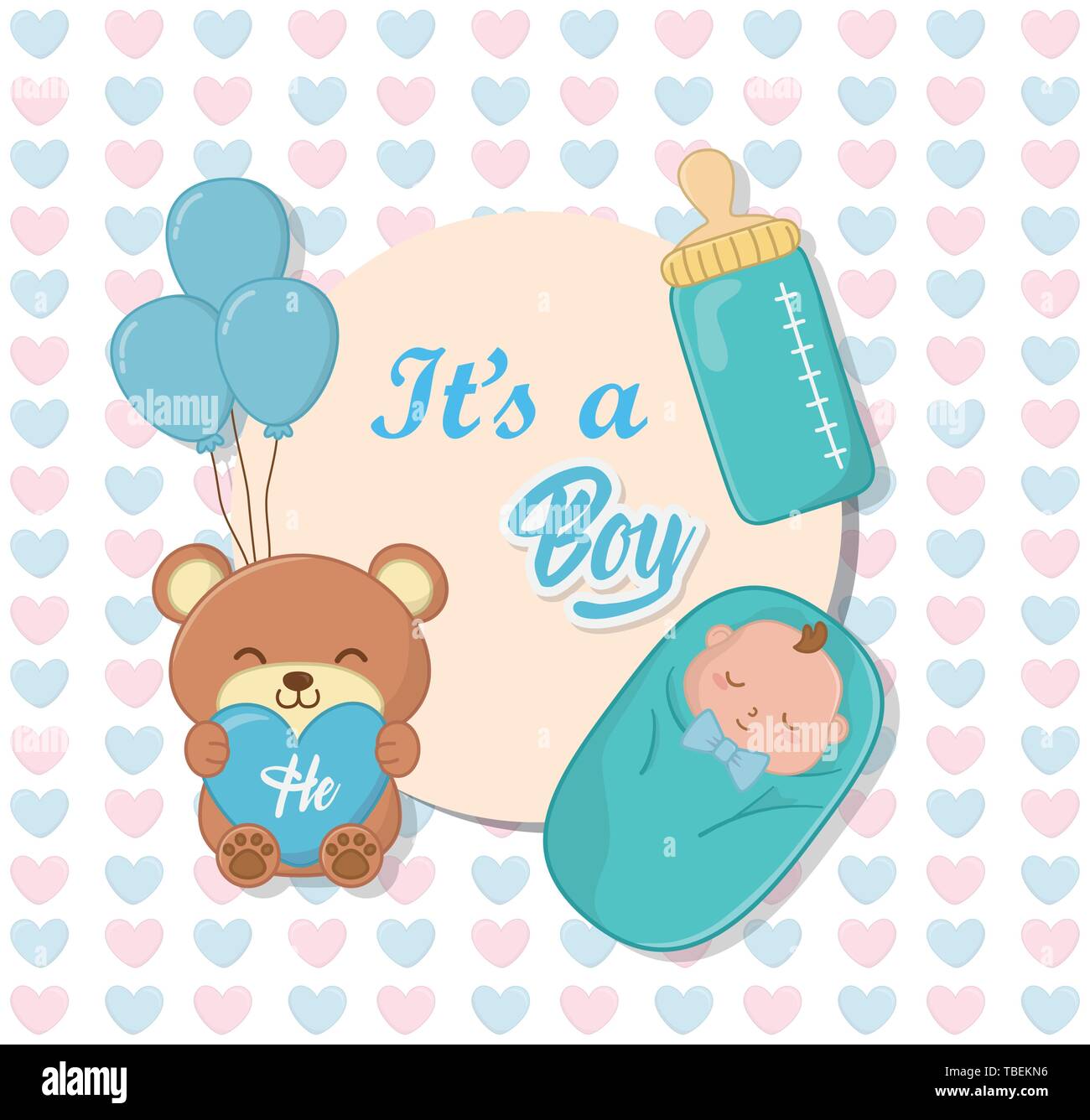 new born baby party invitation