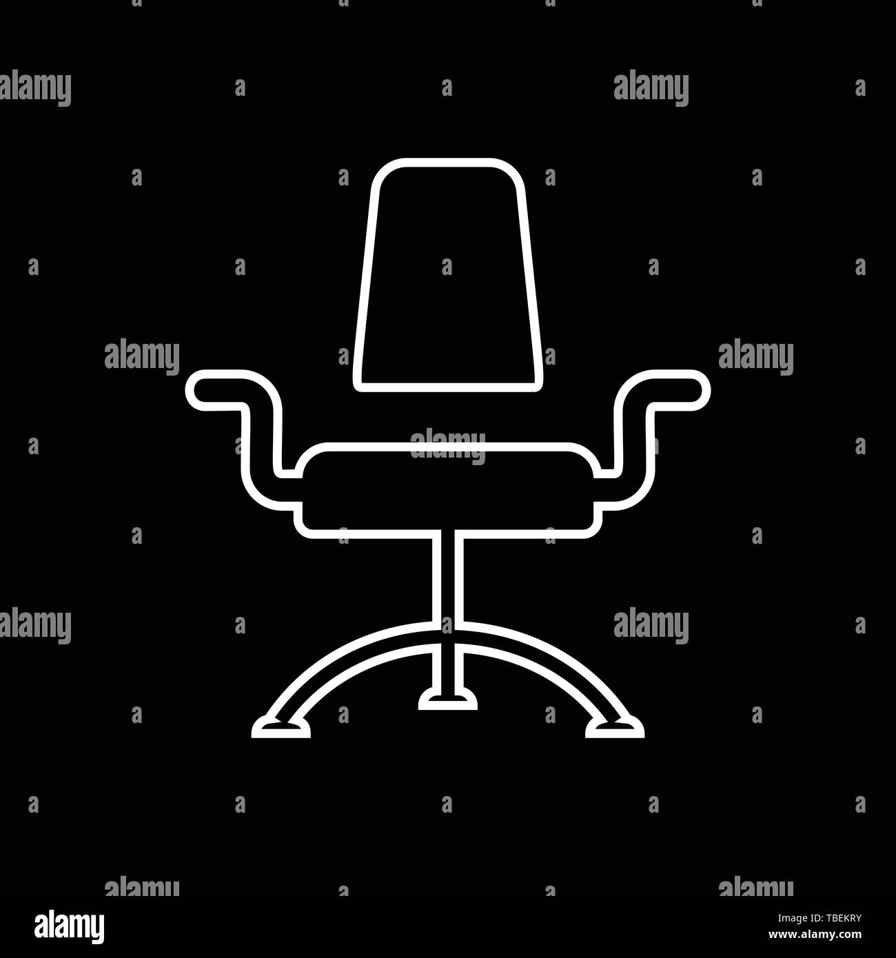 Modern office chair Black and White Stock Photos & Images - Alamy