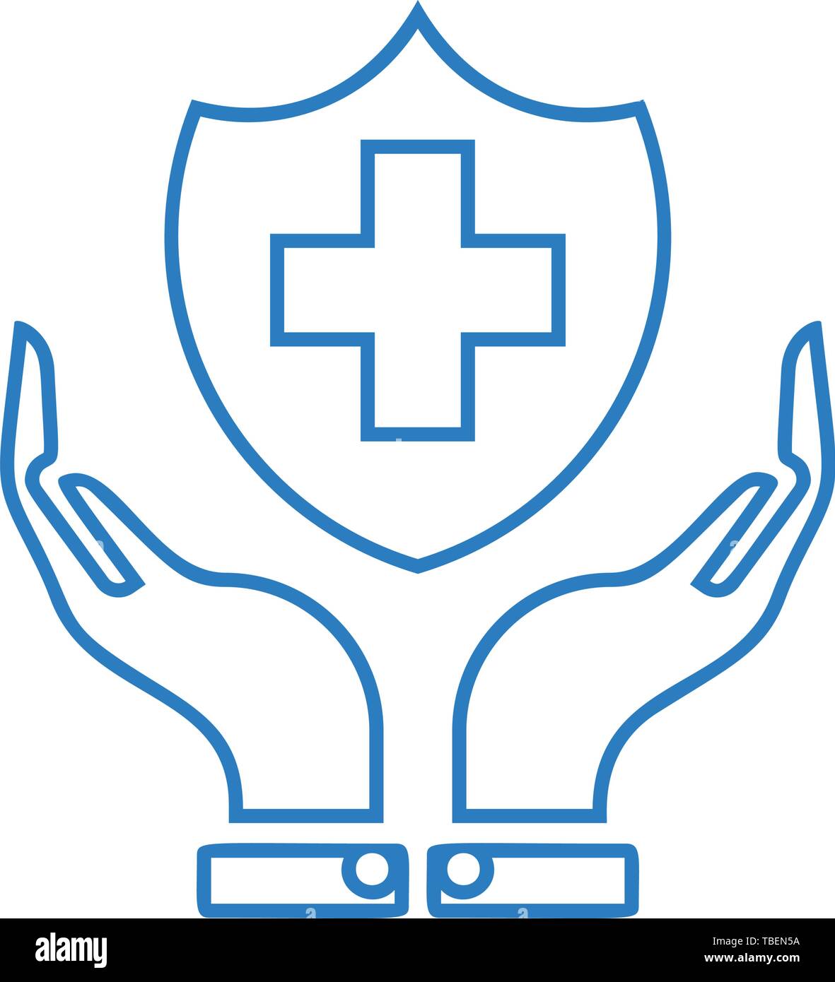 Medical health life safety icon - vector Stock Vector Image & Art - Alamy