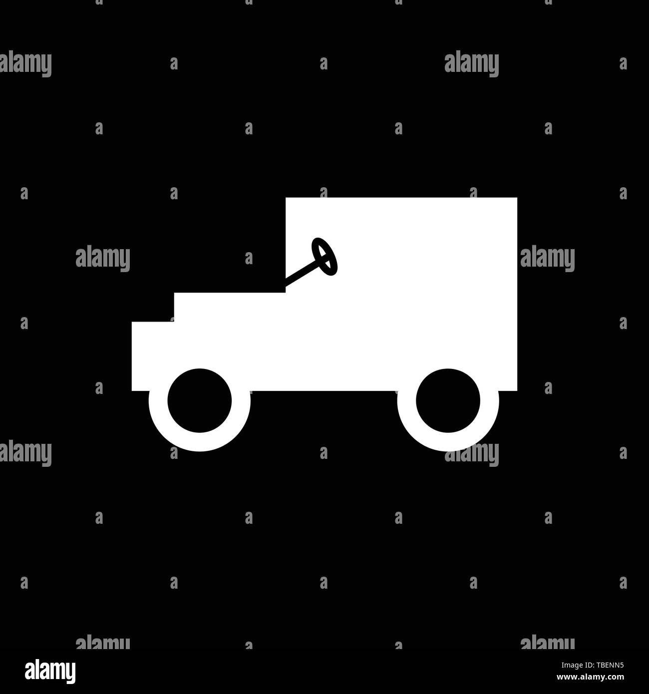 Old model car icon - Vector illustration Stock Vector Image & Art - Alamy