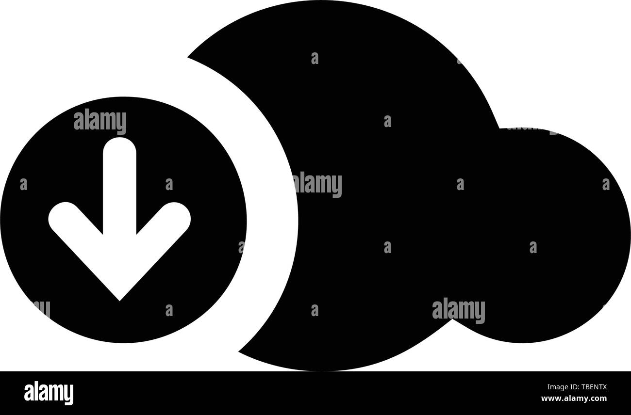 Download black glyph icon hi-res stock photography and images - Alamy