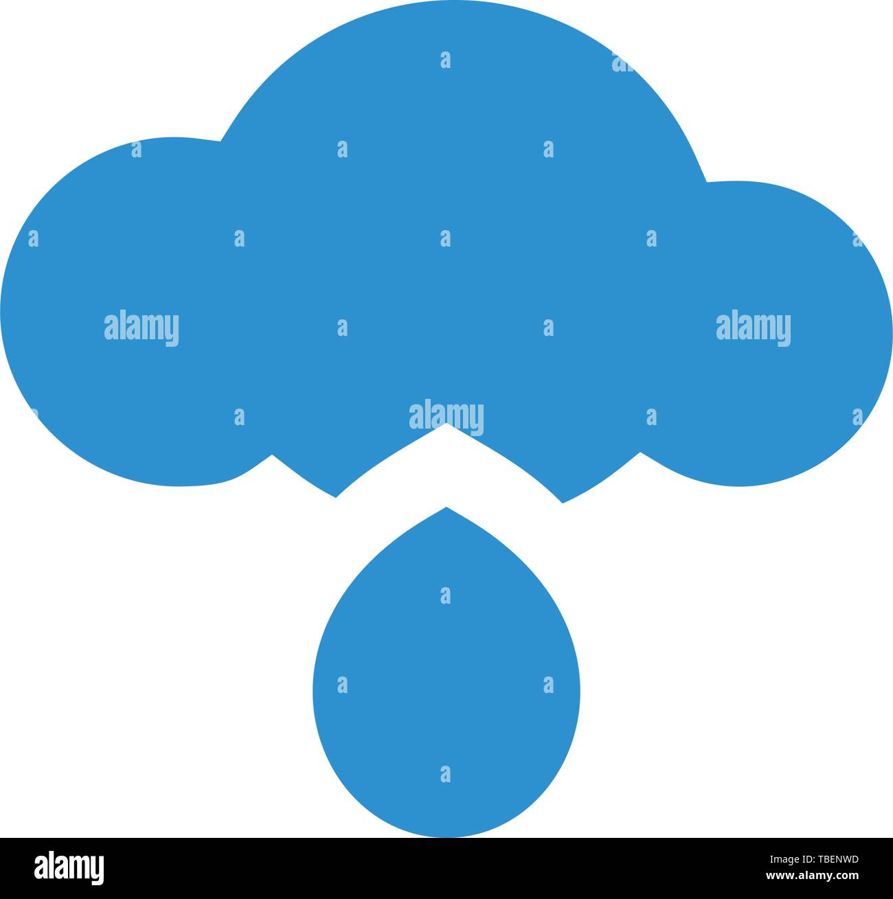 Cloud icon glyph - Vector black Stock Vector Image & Art - Alamy