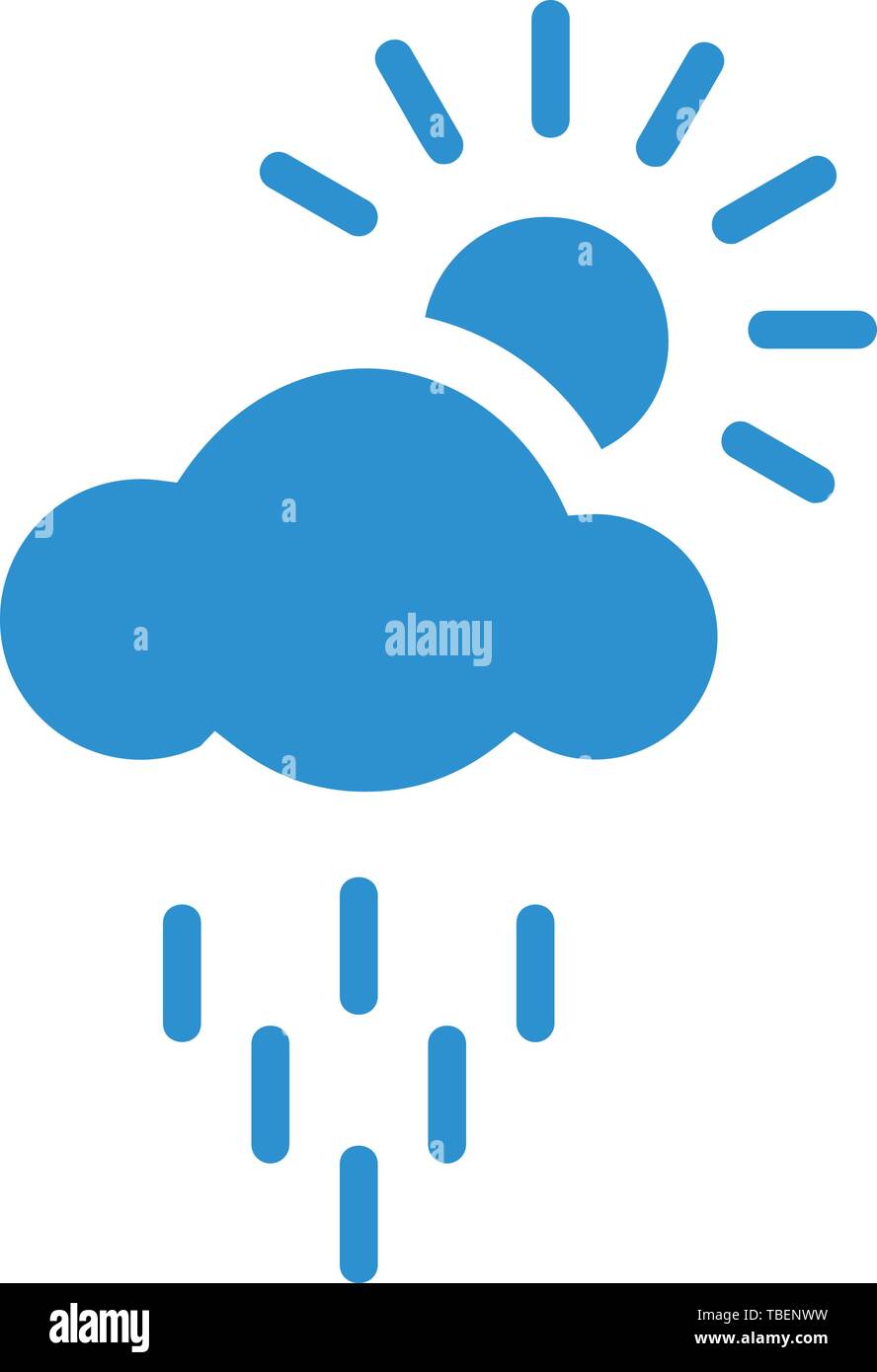 Cloud icon glyph - Vector black Stock Vector Image & Art - Alamy