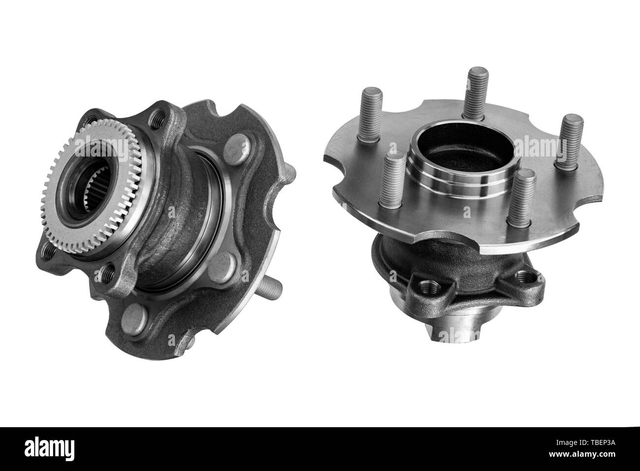 Auto Mobile Wheel Components parts from the car wheel on a white background Stock Photo - Alamy