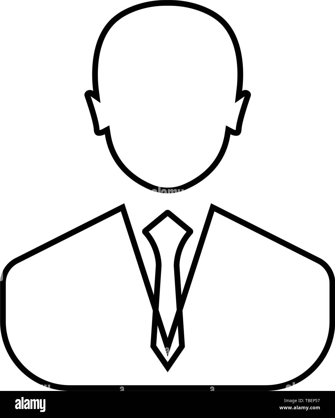 Businessman Avatar Icon Vector Illustration Stock Vector by ©captainvector  392322342