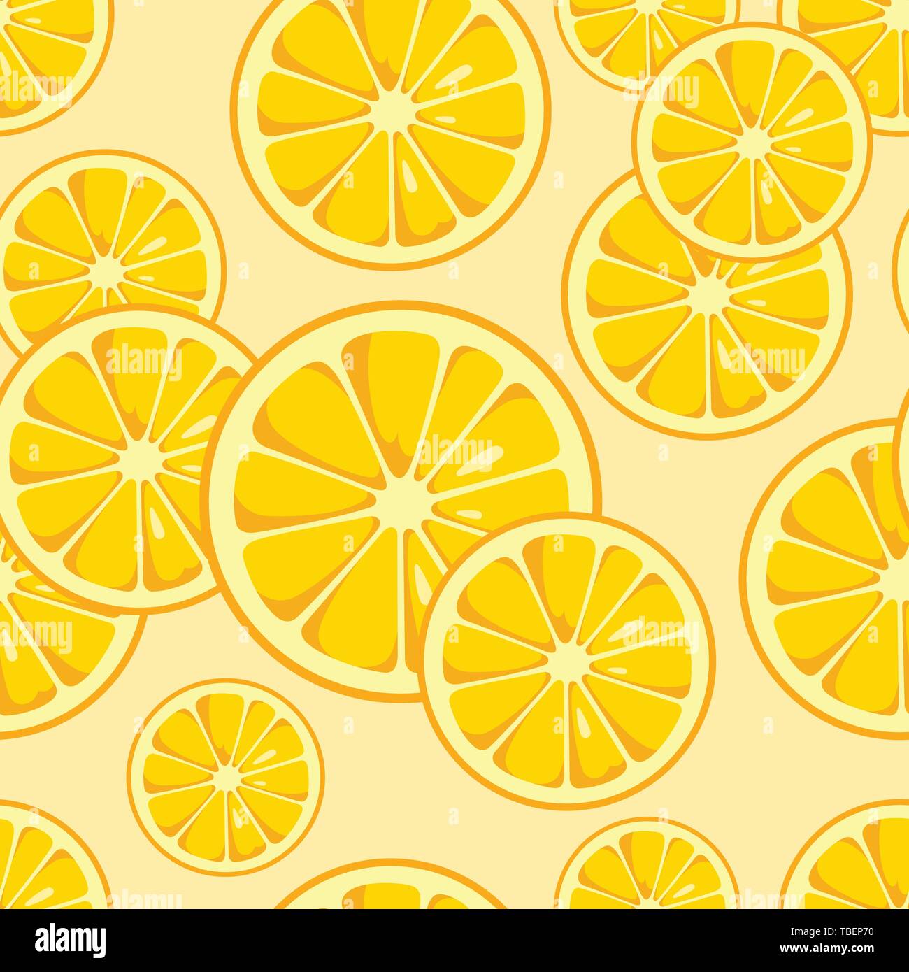 Lemon slices seamless pattern. Cute yellow lemon slices. Citrus fruit  background. Summer bright colors, juicy fresh background, design elements.  Tasty Stock Vector Image & Art - Alamy