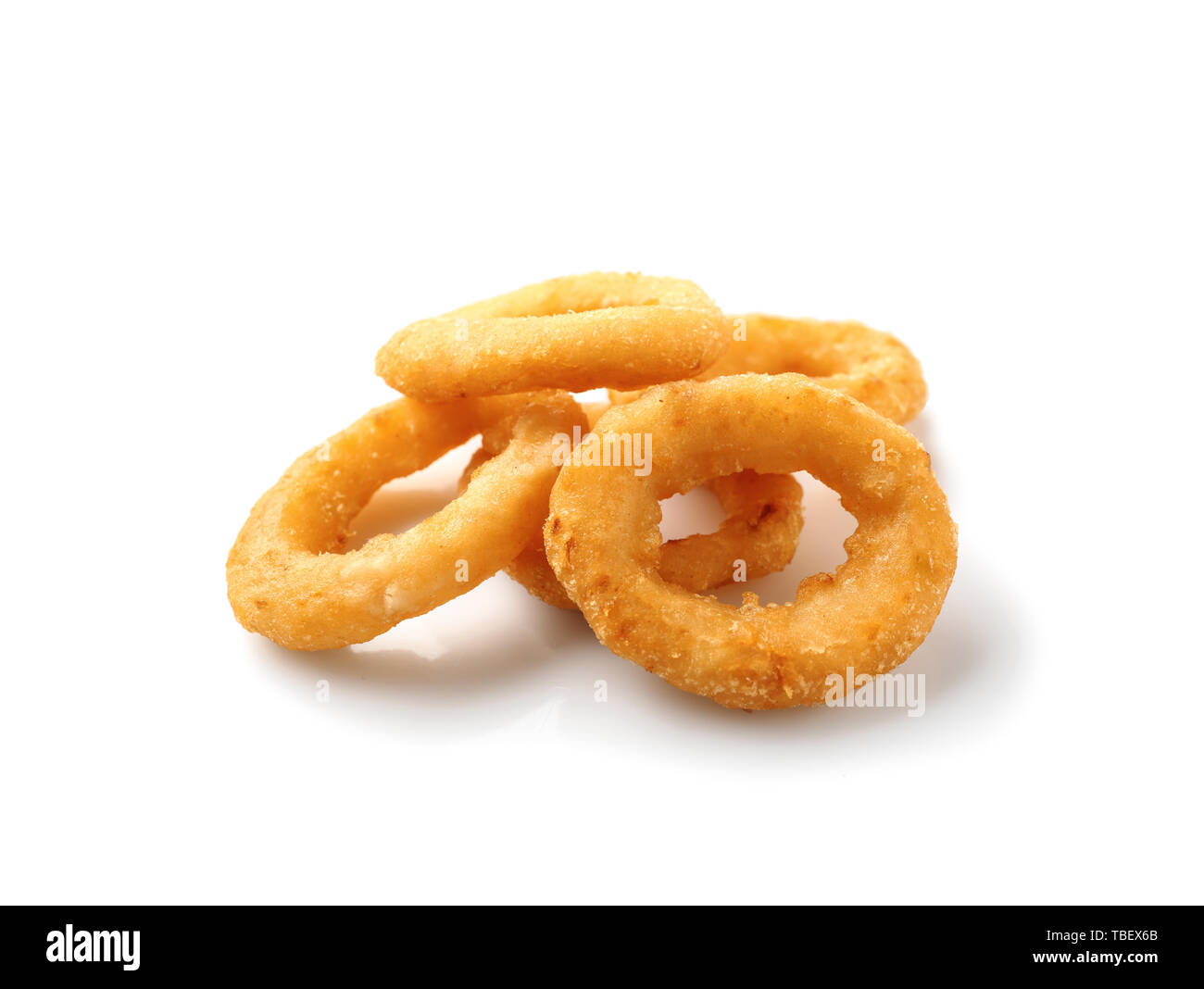 Fast food deep fried battered onion rings Cut Out Stock Images ...