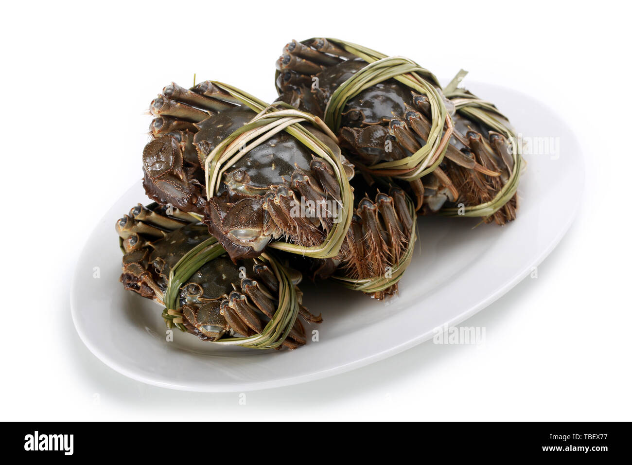 The hairy crabs of Yangcheng Lake Stock Photo