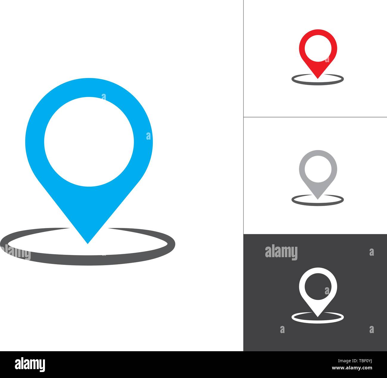 GPS Marker Isolated Vector Illustration - Gps Marker Isolated Vector Illustration Icon Map Pin Concept Symbol Design On White Background TBF0YJ 