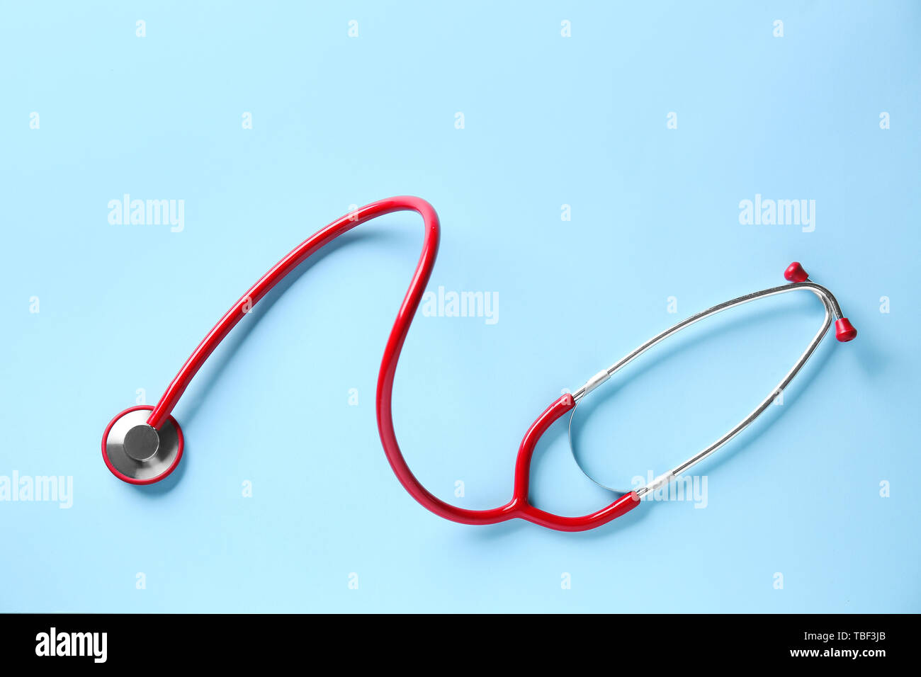 Medical stethoscope on color hi-res stock photography and images - Alamy