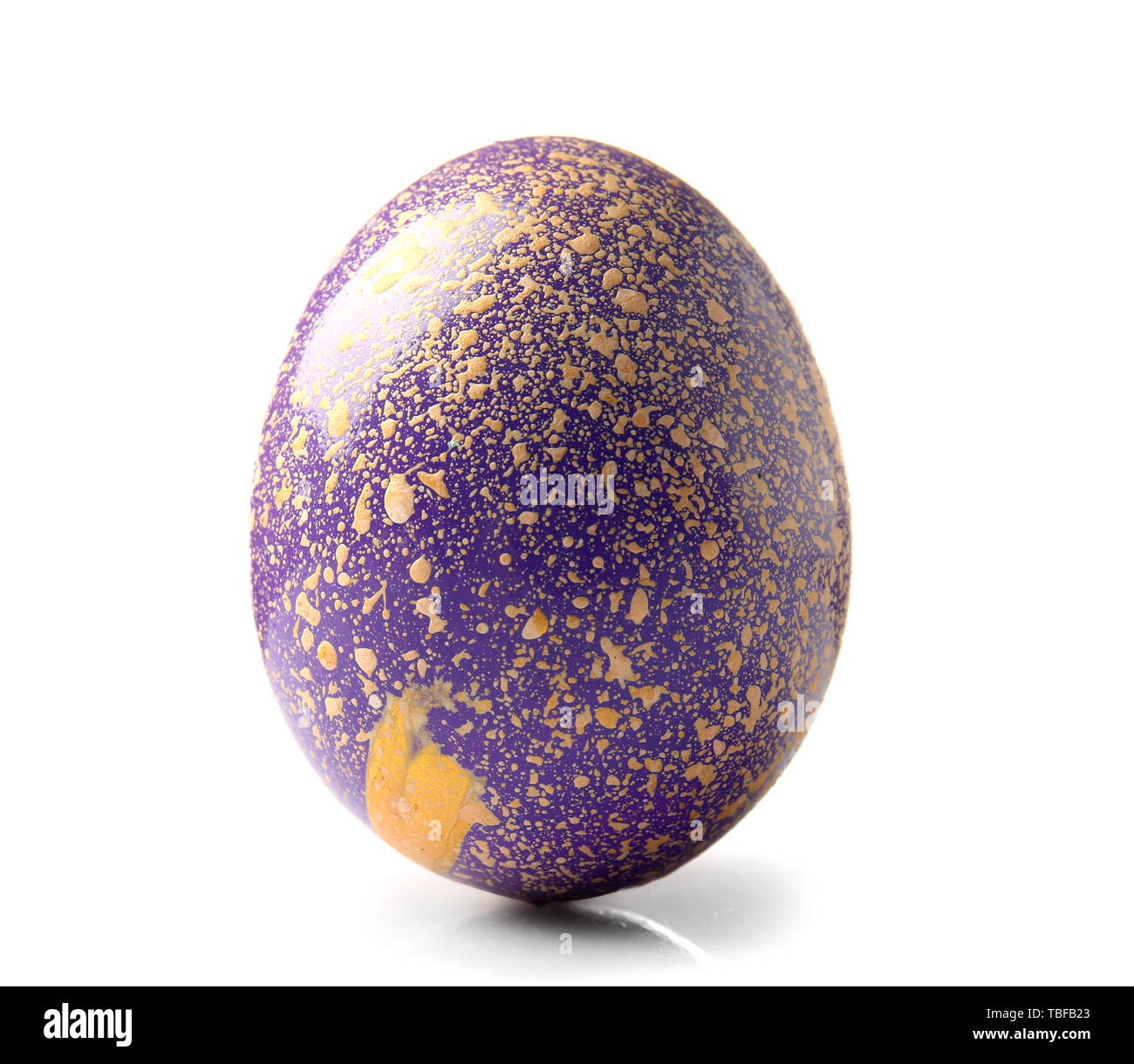 Beautiful Easter egg on white background Stock Photo - Alamy