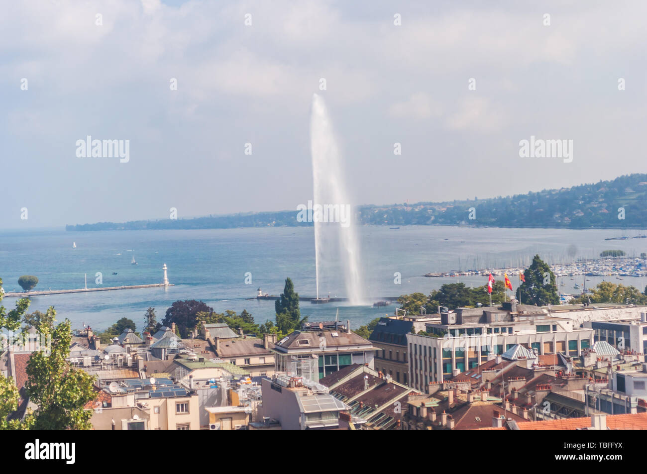 Lake Geneva, Switzerland Stock Photo Alamy
