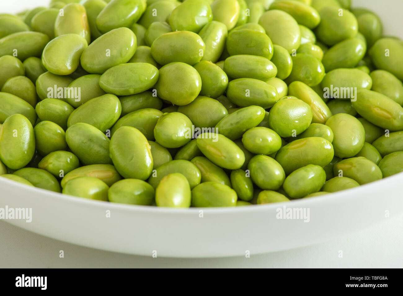 Fresh Soybean Edamame Stock Photo Alamy
