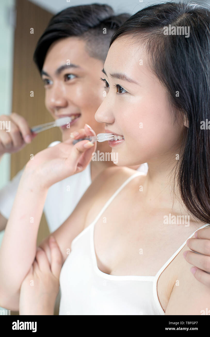 oral hygiene Stock Photo