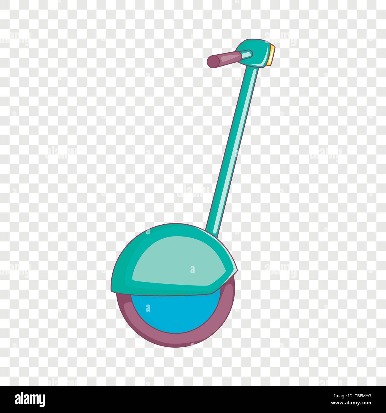 Segway icon, cartoon style Stock Vector