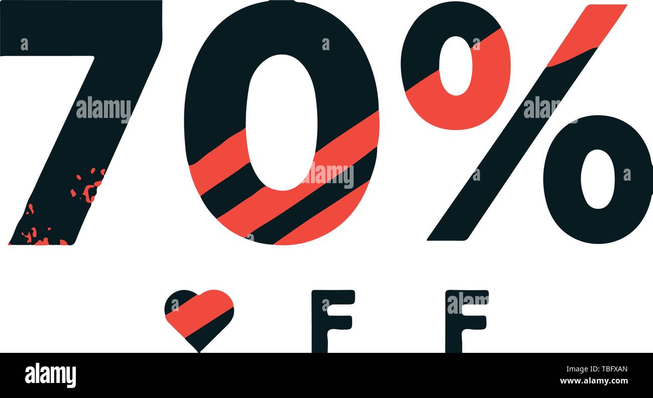 70 Off Discount Promotion Sale Brilliant Poster Banner Ads