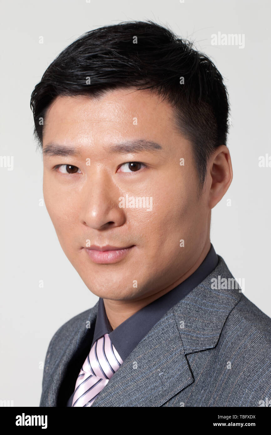 A business portrait of a male whitecollar worker Stock Photo Alamy