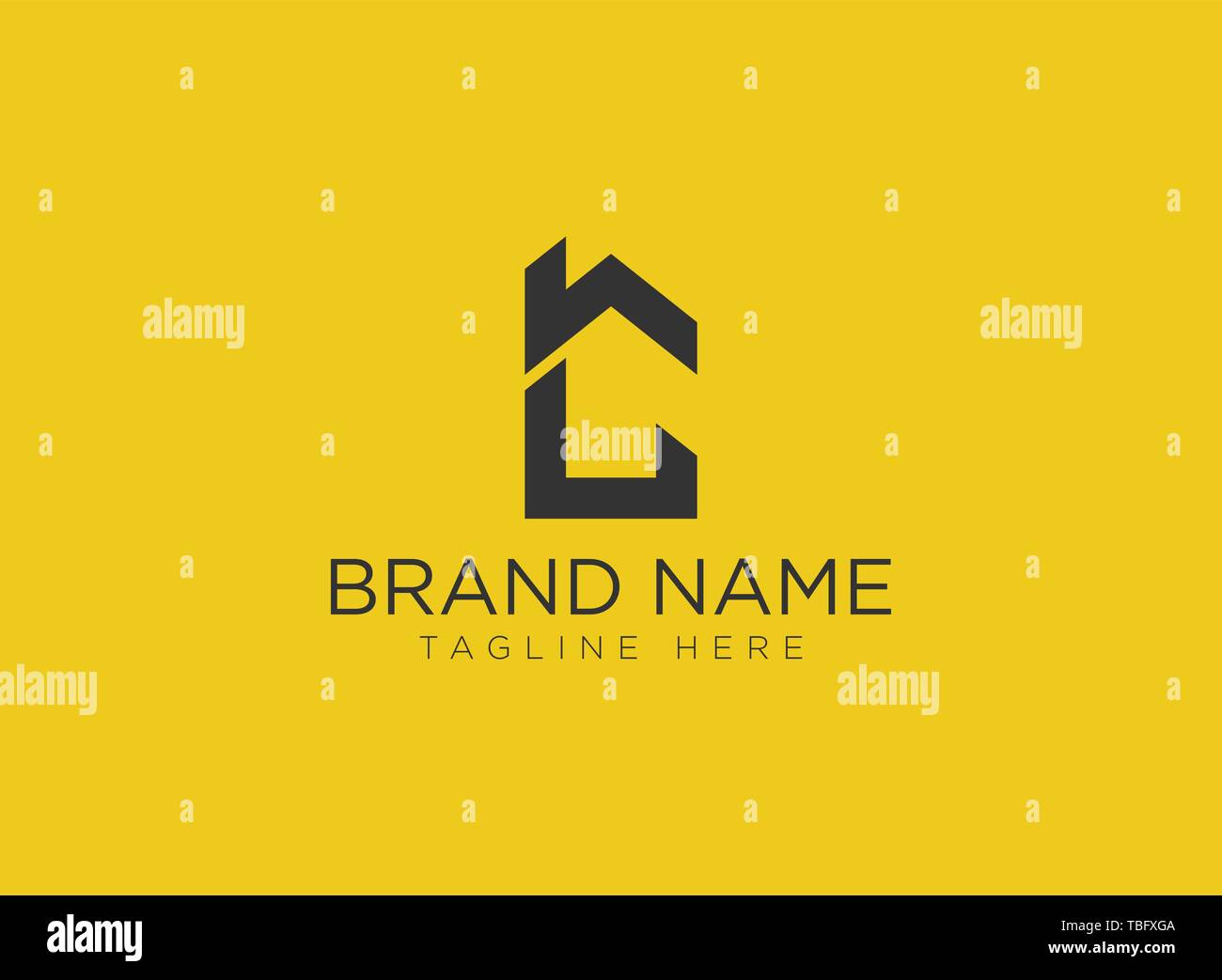 L Letter Real Estate Logo Design Real estate logo Stock Vector Image