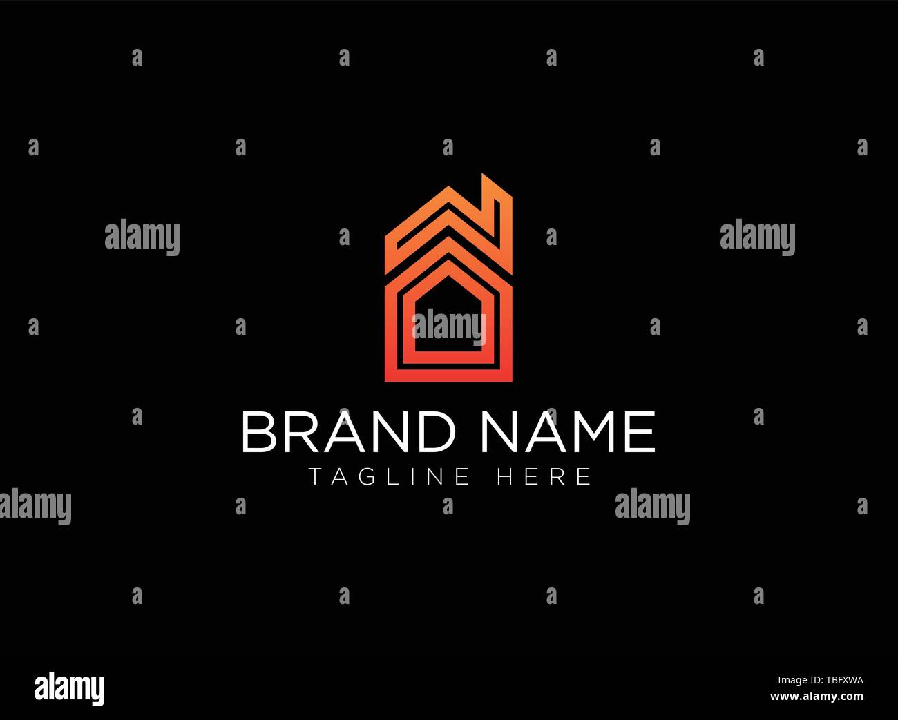 O Letter Real Estate Logo Design - Real estate logo Stock Vector Image ...