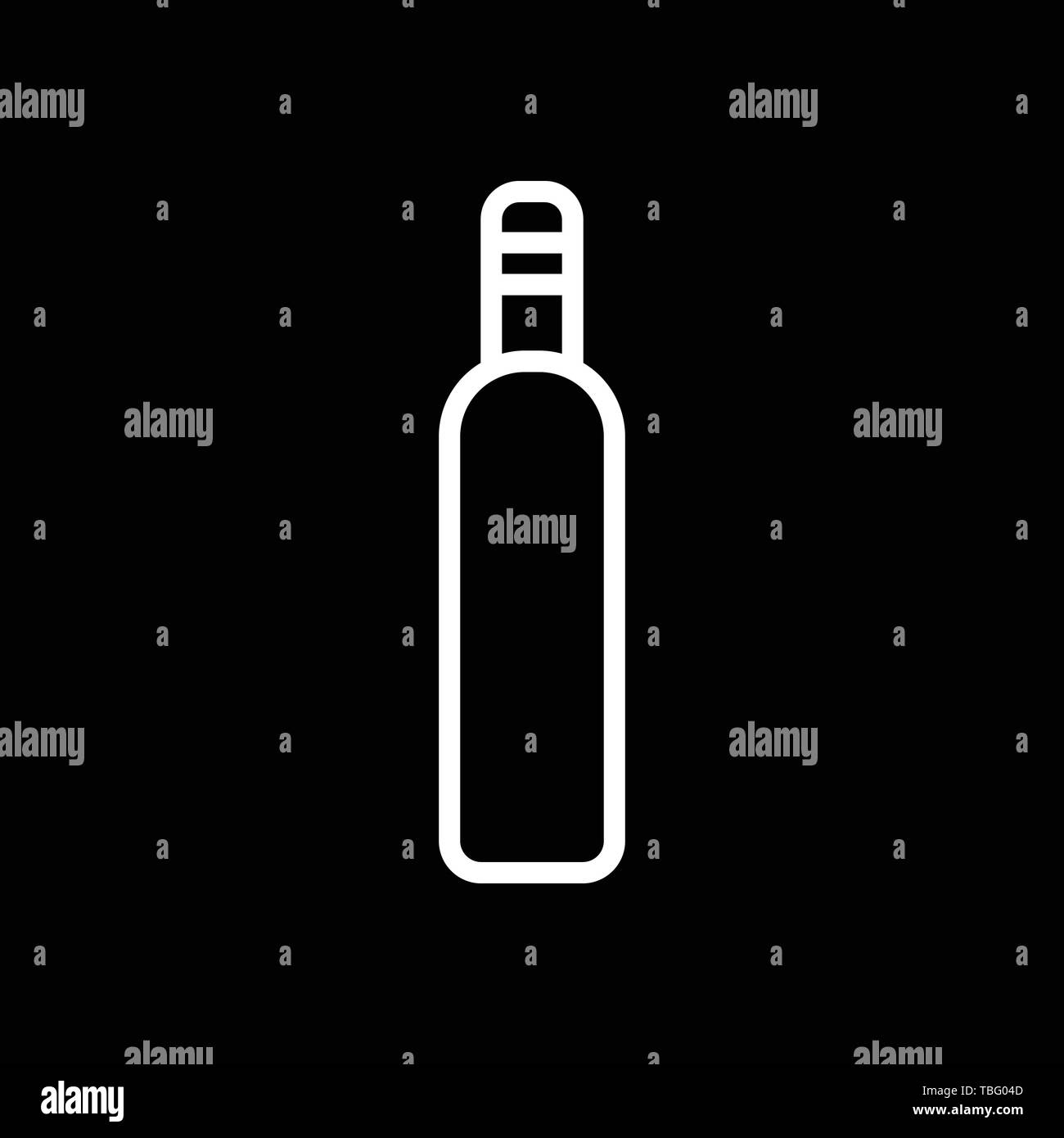 Bottle sign icon - Plastic bottle icon illustration Stock Vector Image ...