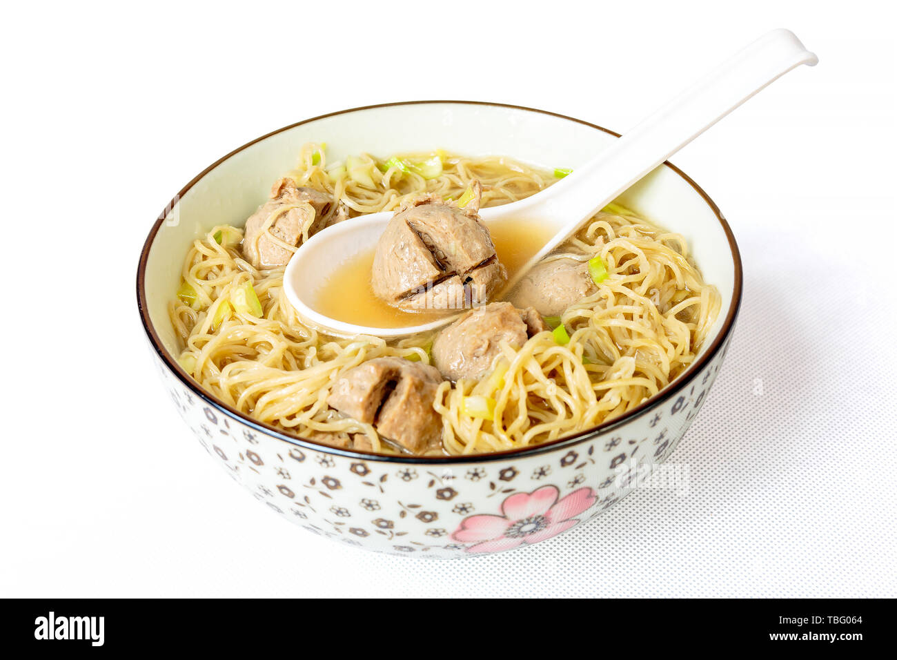 Guangdong cuisine cow pill noodles Stock Photo Alamy