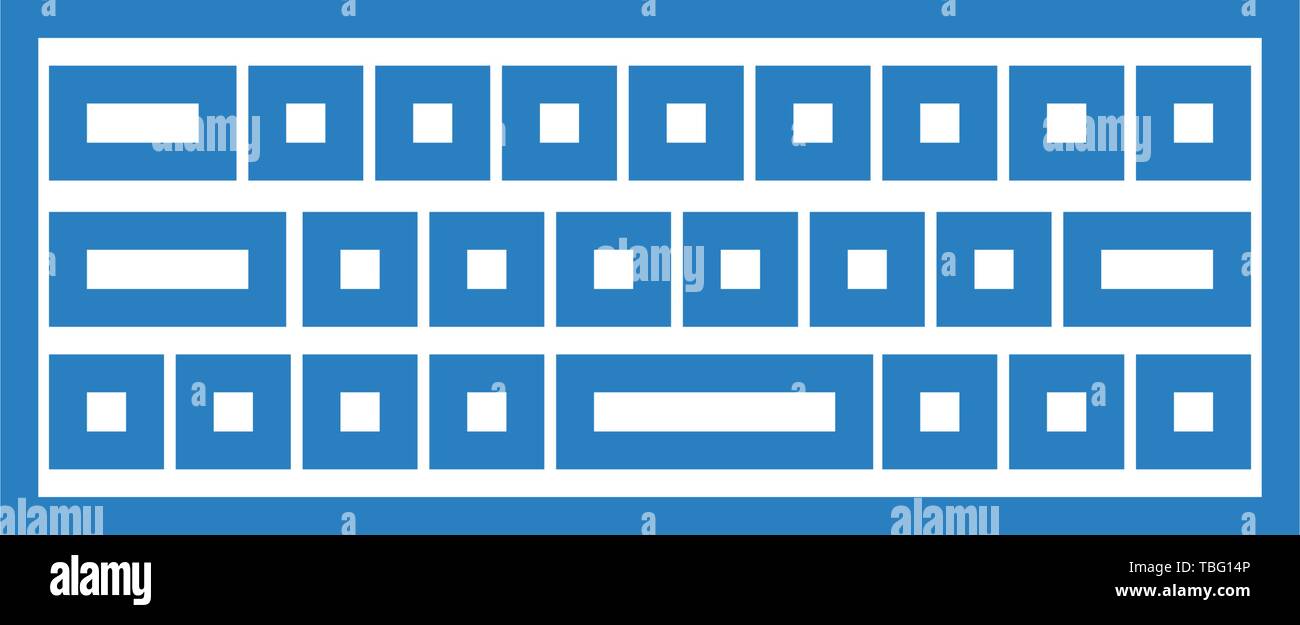 Computer Keyboard sign icon - vector Stock Vector