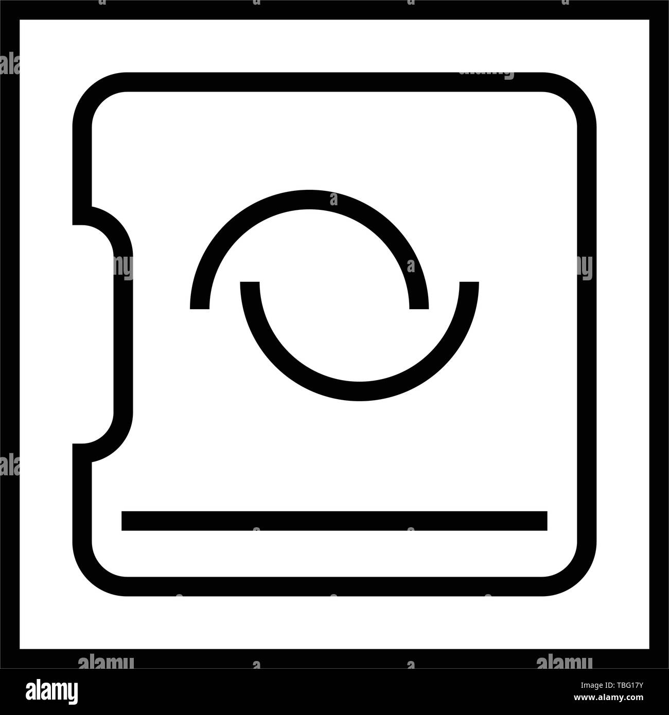 Illustration processor icon Black and White Stock Photos & Images - Alamy