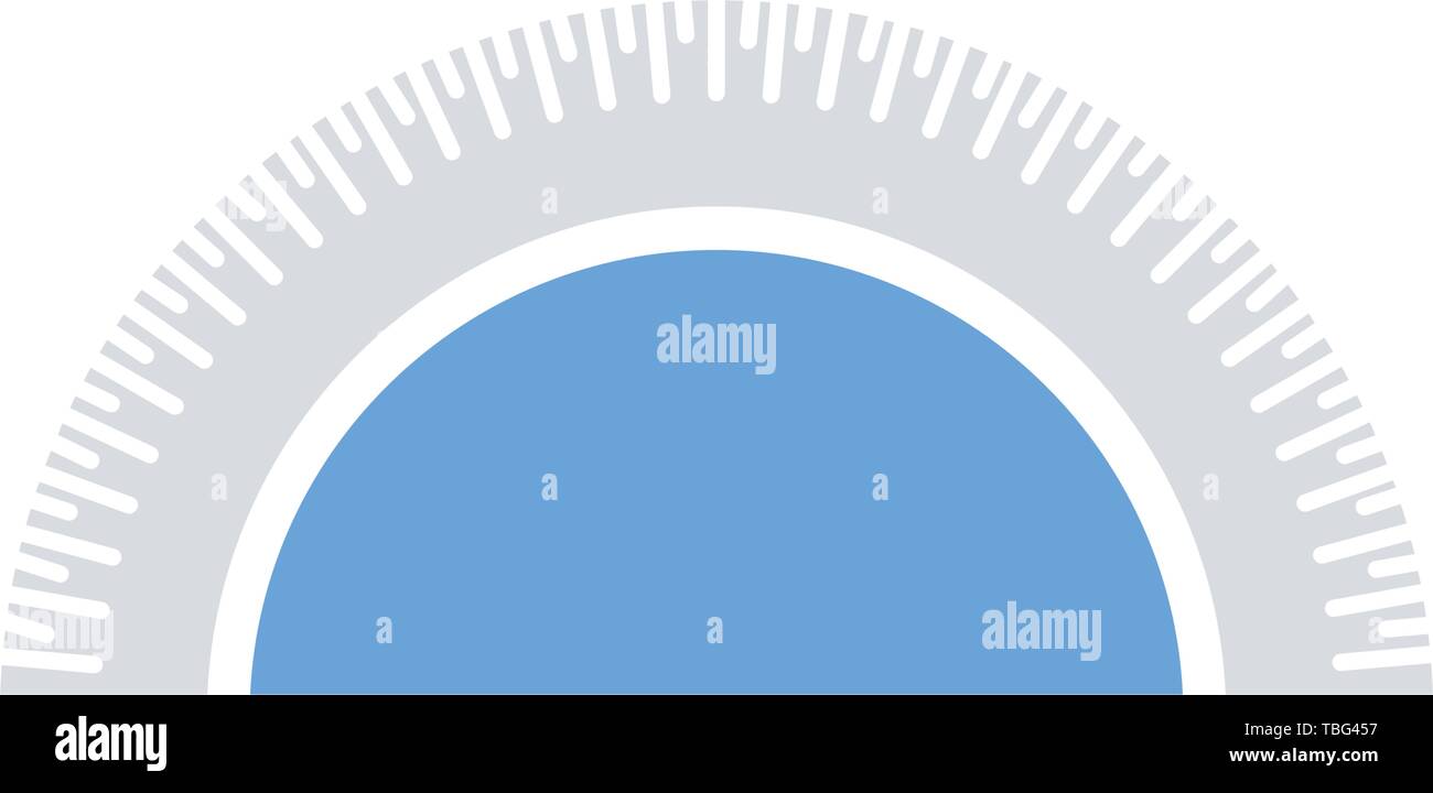 Protractor icon vector - Flat Stock Vector Image & Art - Alamy