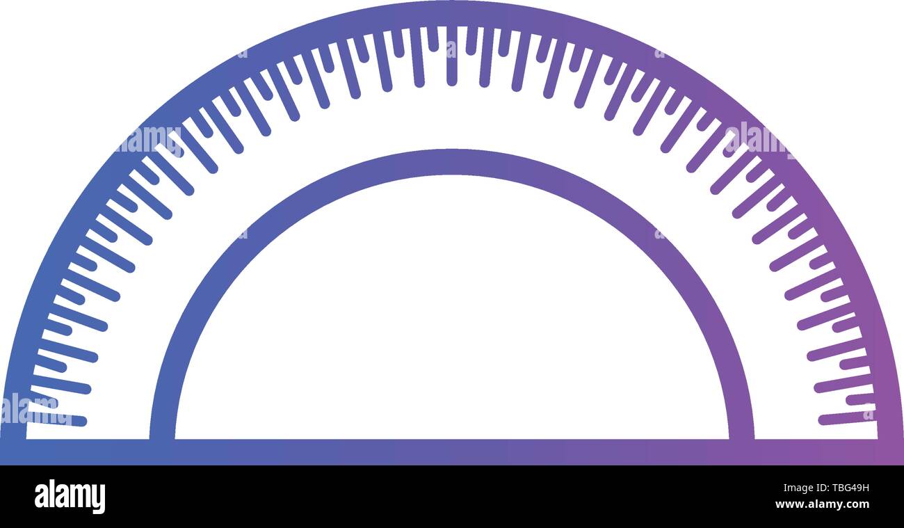 Protractor icon vector Flat Stock Vector Image & Art Alamy
