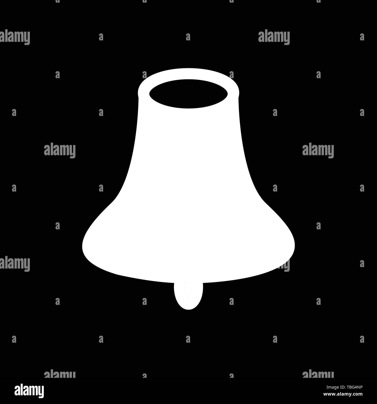 School bell icon vector Bell sign Stock Vector Image & Art Alamy
