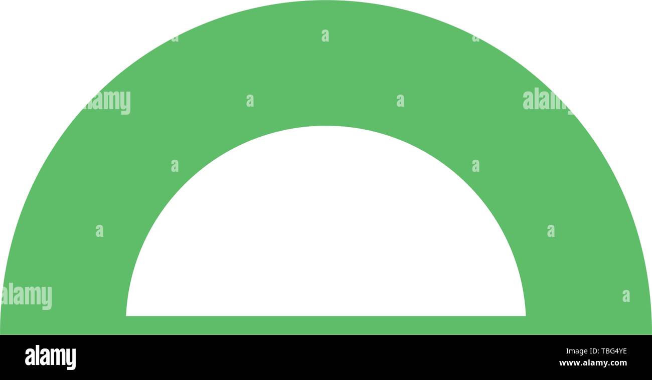 Protractor icon vector - Flat Stock Vector Image & Art - Alamy